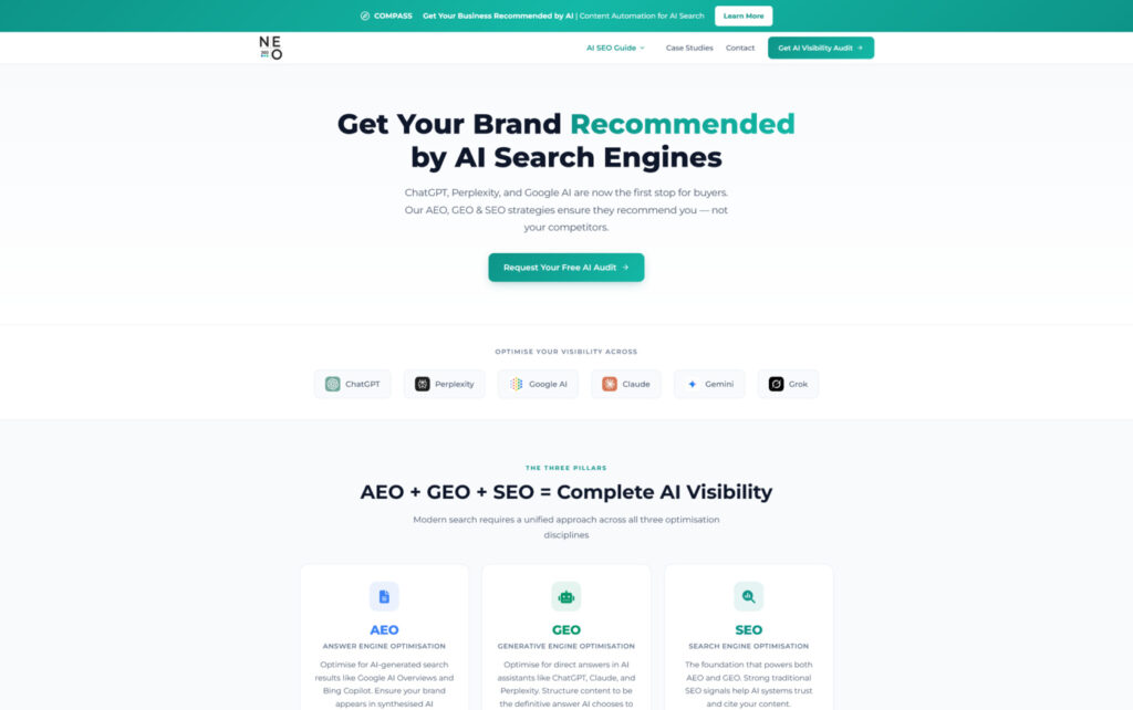 NEO360 Best GEO Agency Singapore