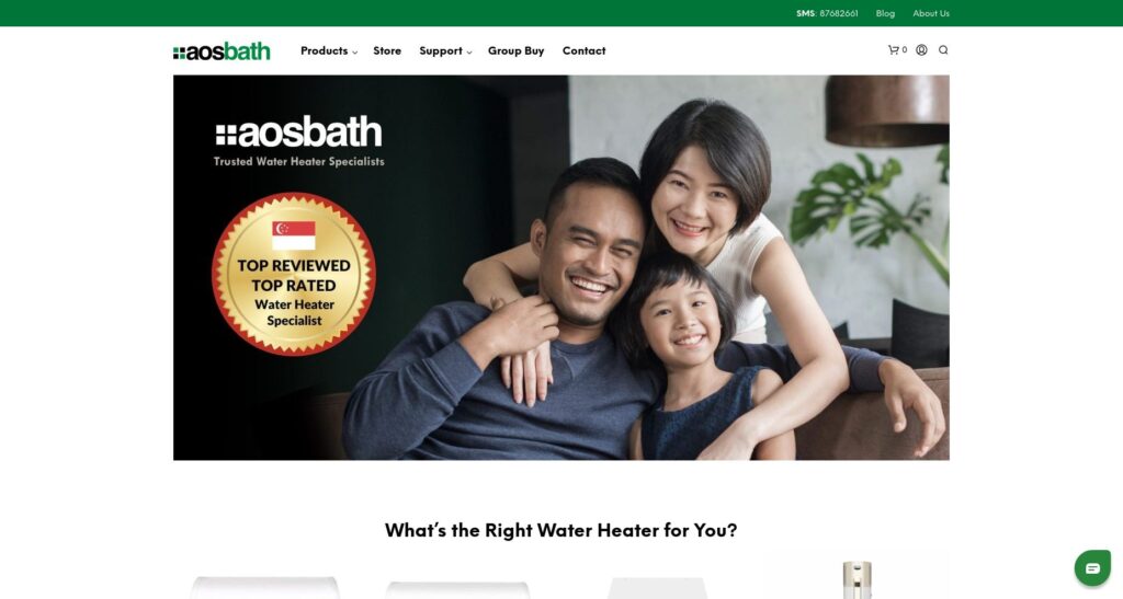 AOS Bath Singapore Water Heater