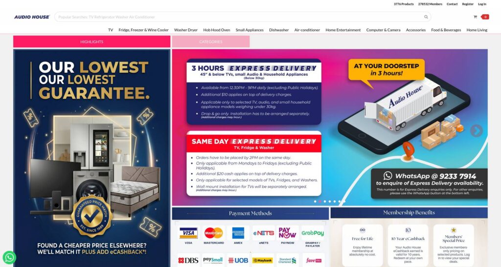 Audio House Water Heater Singapore
