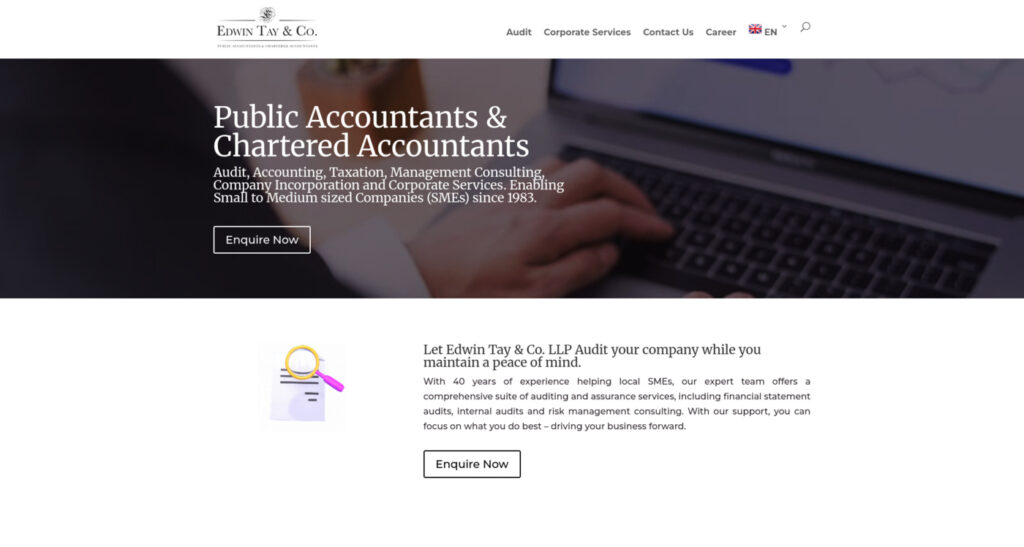 Edwin Tay & Co Top Audit Firms In Singapore