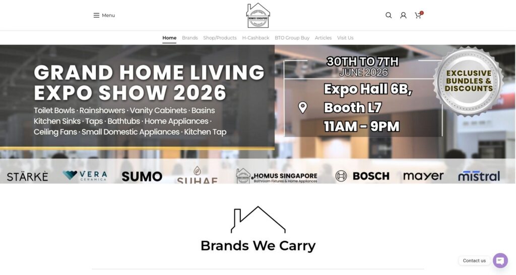 Homus Best Water Heater Singapore
