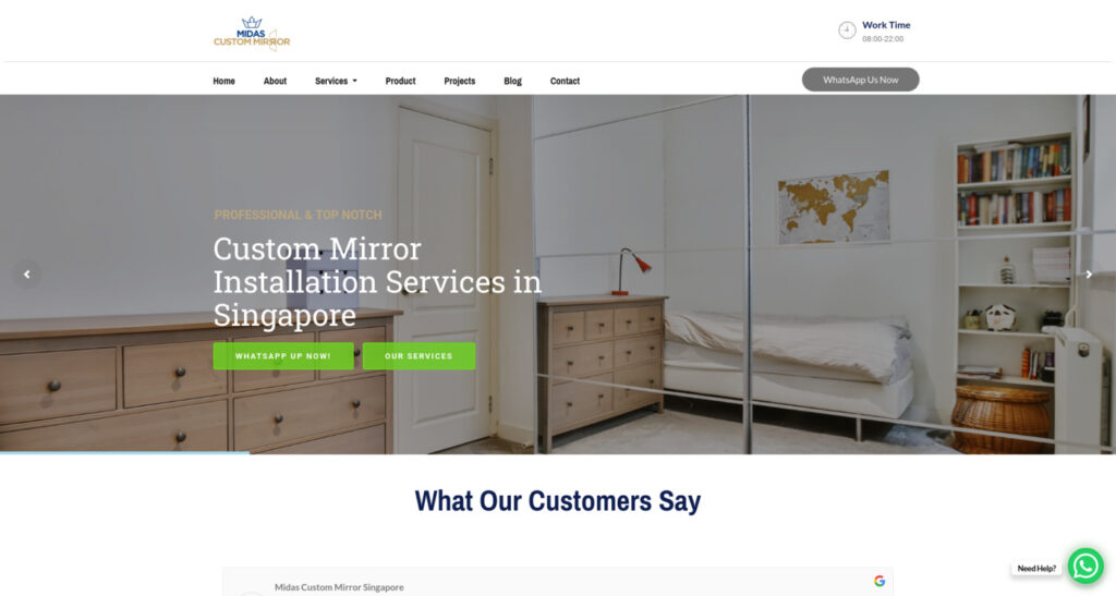 Midas Custom Mirror Singapore