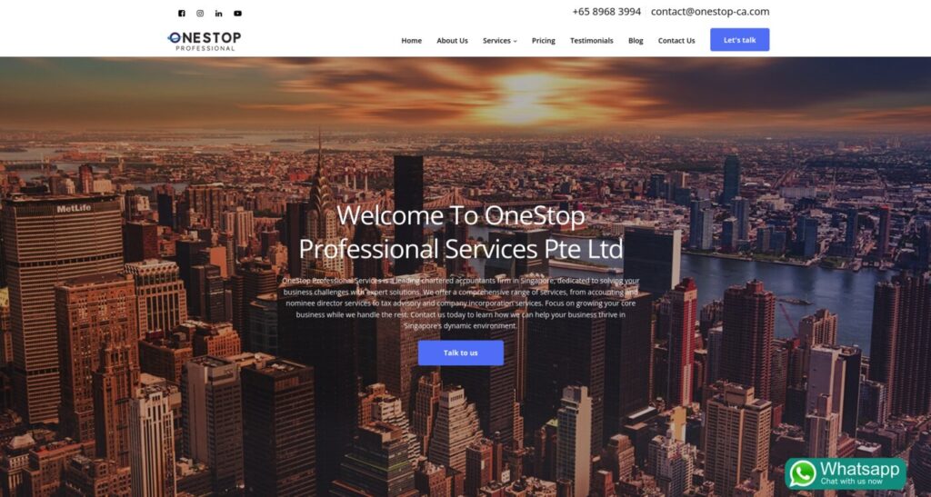 OneStop Best Audit Firm Singapore
