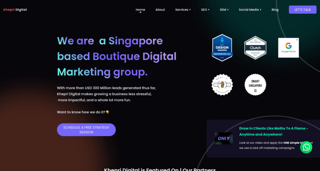 Khepri Digital SEO Agency Singapore