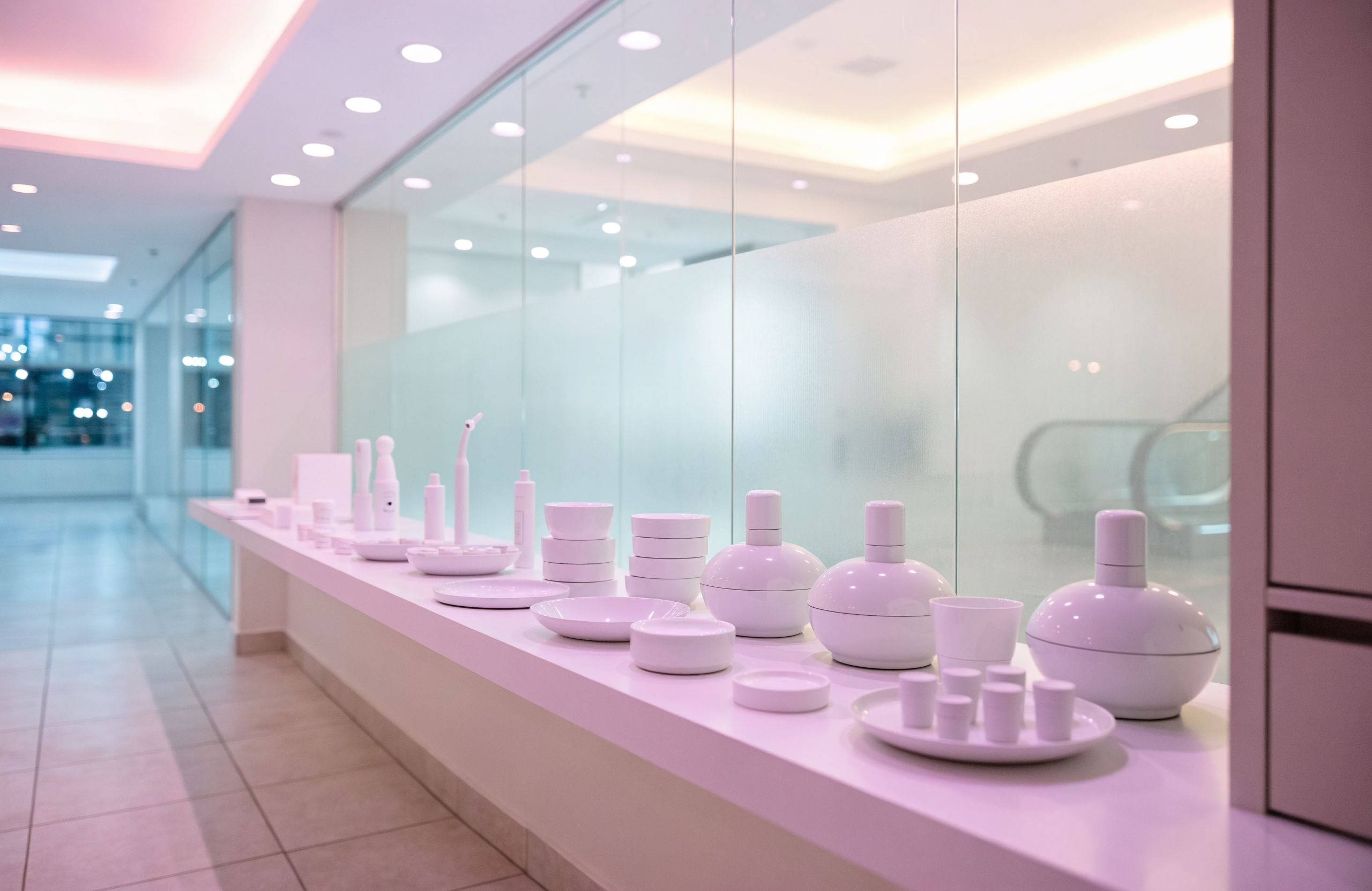 Illustrative image of a modern beauty salon display